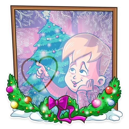 ❤ Стикер «Home Alone Anime» для Telegram