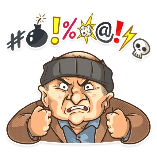 🤬 Стикер «Home Alone Anime» для Telegram