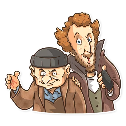 👍 Стикер «Home Alone Anime» для Telegram