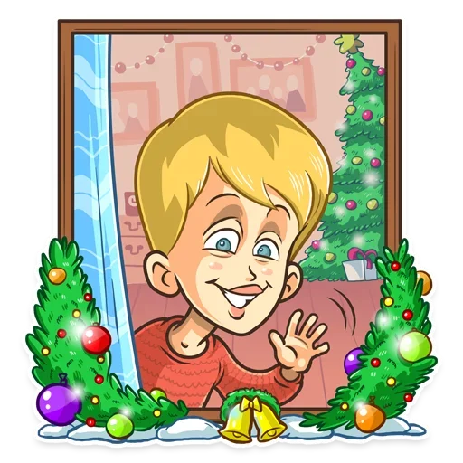 👋 Стикер «Home Alone Anime» для Telegram