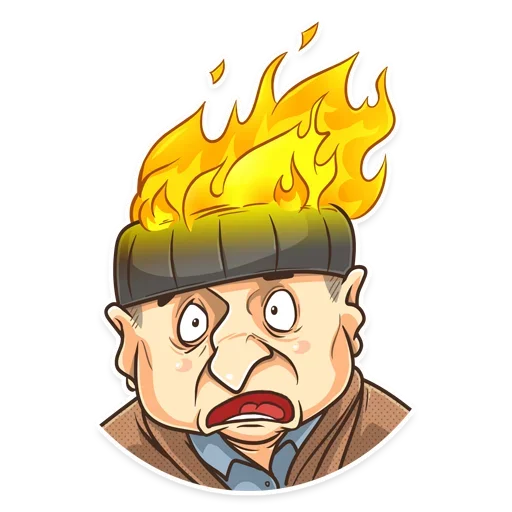 😨 Стикер «Home Alone Anime» для Telegram