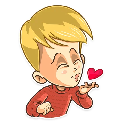 😘 Стикер «Home Alone Anime» для Telegram