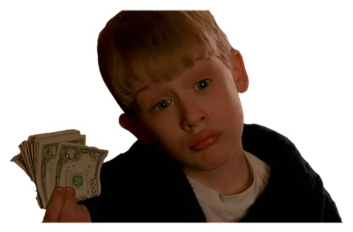 💵 Стикер «Home Alone Funny» для Telegram