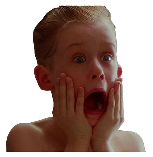 😱 Стикер «Home Alone Funny» для Telegram