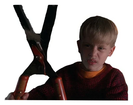 ✂ Стикер «Home Alone Funny» для Telegram