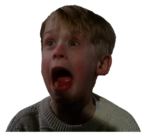 😧 Стикер «Home Alone Funny» для Telegram