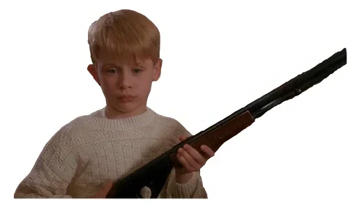 🔫 Стикер «Home Alone Funny» для Telegram