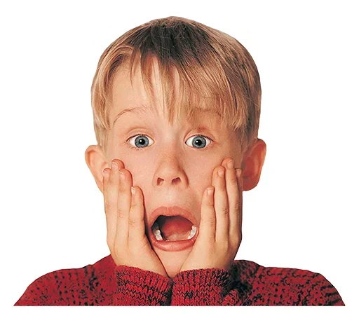 😱 Стикер «Home Alone Funny» для Telegram