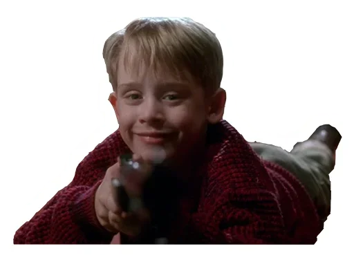 🔫 Стикер «Home Alone Funny» для Telegram