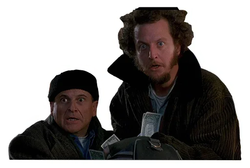 👬 Стикер «Home Alone Funny» для Telegram