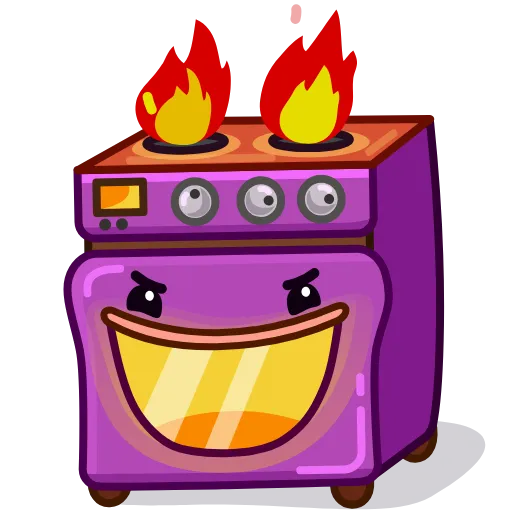 😈 Стикер «Home Electronics» для Telegram