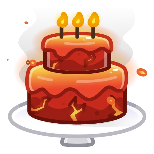🎂 Эмодзи «Homemade Cake» для Telegram