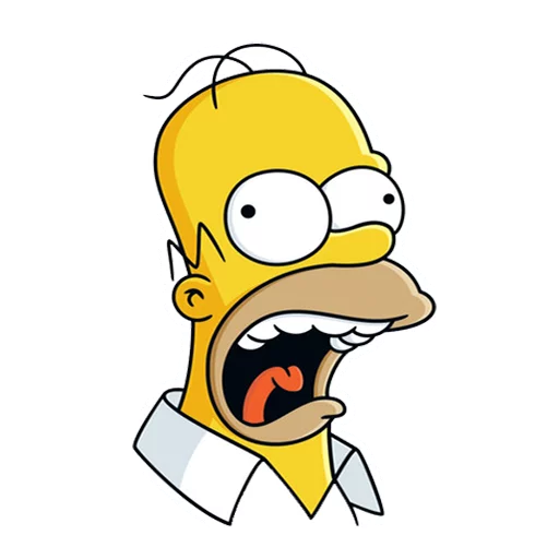 😲 Стикер «Homero» для Telegram