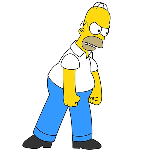 😠 Стикер «Homero» для Telegram