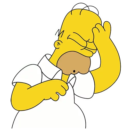 😁 Стикер «Homero» для Telegram