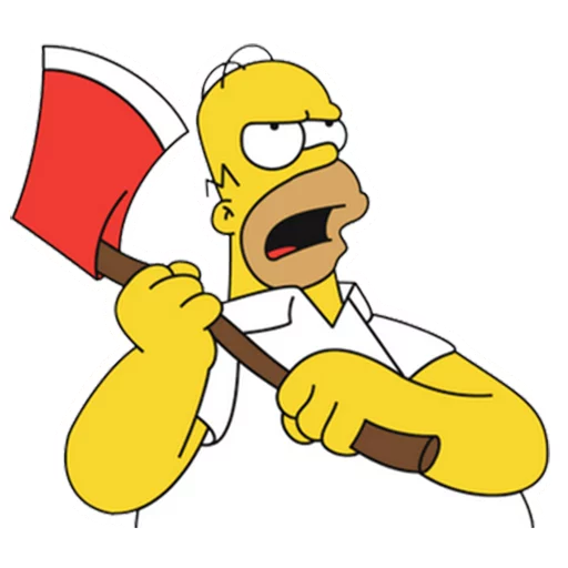 👺 Стикер «Homero» для Telegram