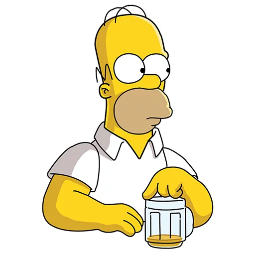 🍺 Стикер «Homero» для Telegram