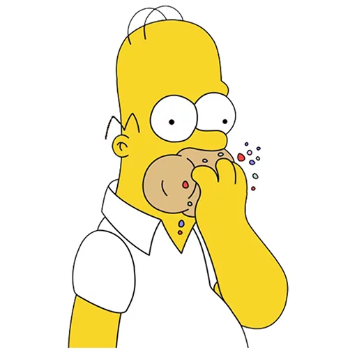 🍟 Стикер «Homero» для Telegram