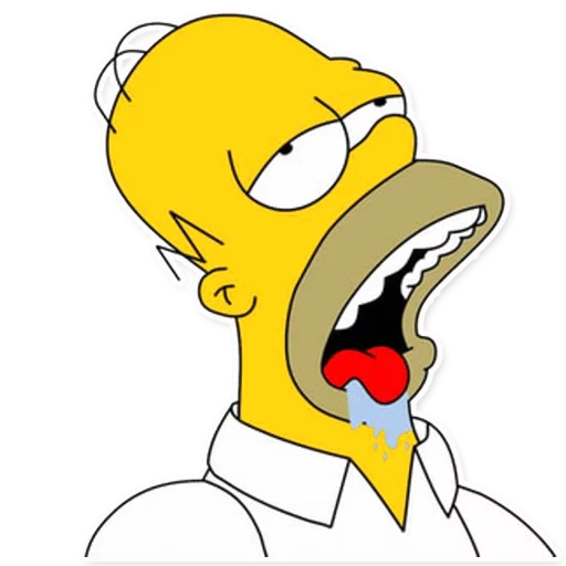 😴 Стикер «Homer Simpson» для Telegram