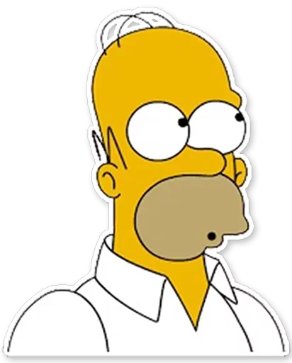 😗 Стикер «Homer Simpson» для Telegram