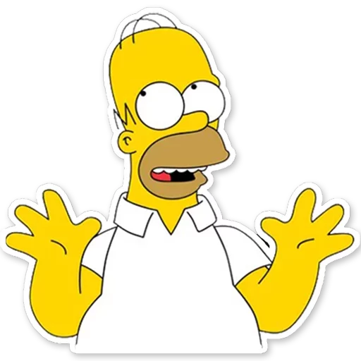 😋 Стикер «Homer Simpson» для Telegram