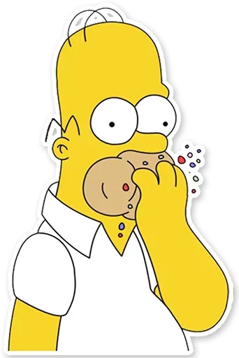 🍟 Стикер «Homer Simpson» для Telegram