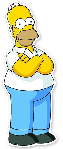 😊 Стикер «Homer Simpson» для Telegram