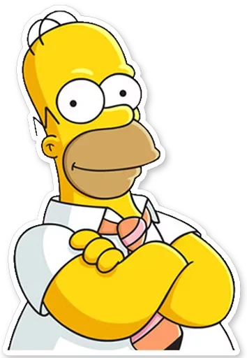 😊 Стикер «Homer Simpson» для Telegram