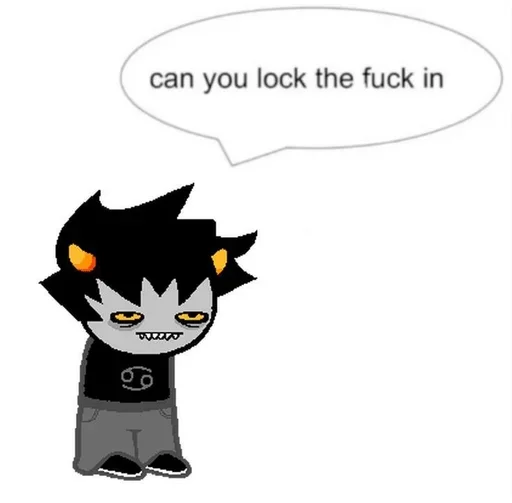 🙄 Стикер «homestuck» для Telegram
