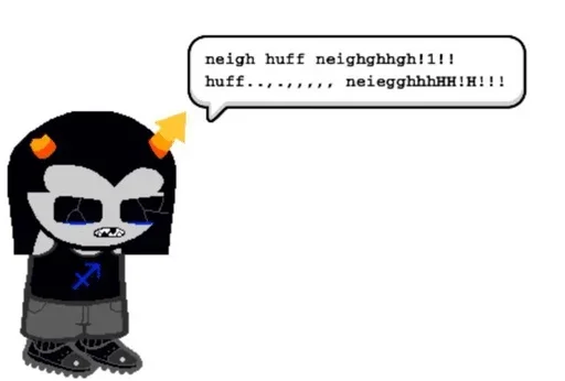 😮‍💨 Стикер «homestuck» для Telegram