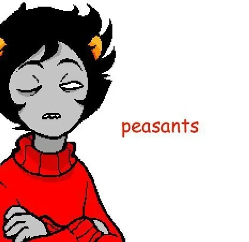 😪 Стикер «homestuck» для Telegram