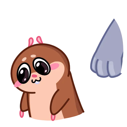 🤩 Стикер «Хомяк» для Telegram