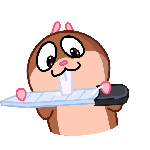 🤩 Стикер «Хомяк» для Telegram