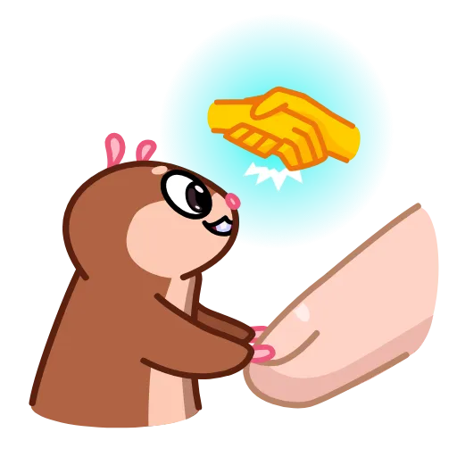 🤩 Стикер «Хомяк» для Telegram