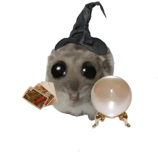 🔮 Стикер «sad hamster» для Telegram