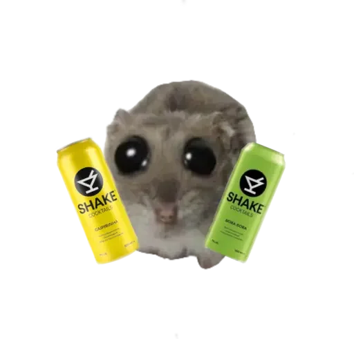 Стикерпак sad hamster для Telegram