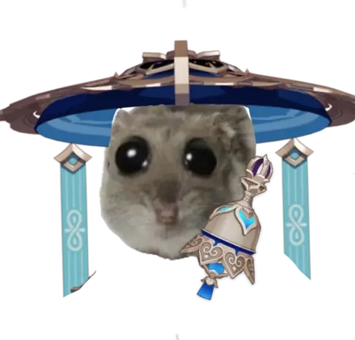 🥺 Стикер «sad hamster» для Telegram