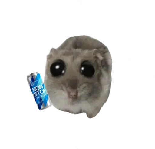 🥺 Стикер «sad hamster» для Telegram