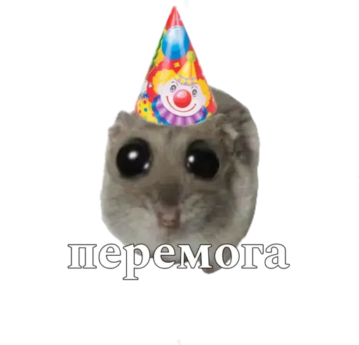 🥺 Стикер «sad hamster» для Telegram