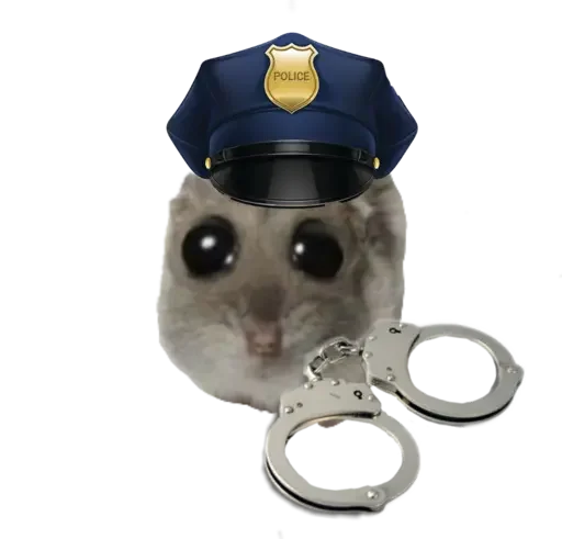 🥺 Стикер «sad hamster» для Telegram