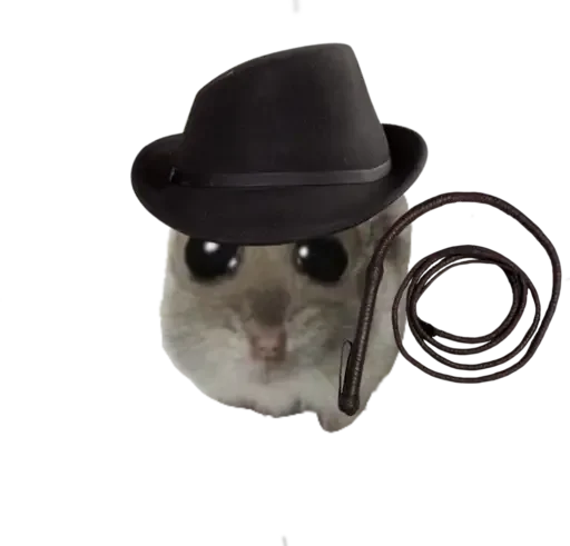 🥺 Стикер «sad hamster» для Telegram