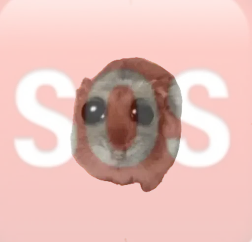 😑 Стикер «sad hamster» для Telegram