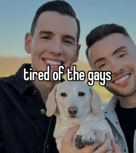 👀 Стикер «homophobic dog» для Telegram