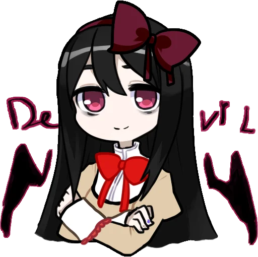 😈 Стикер «Homura Akemi» для Telegram