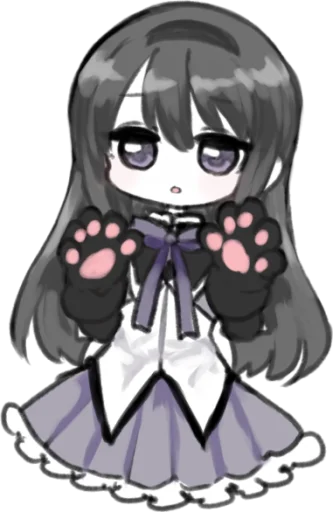 🐱 Стикер «Homura Akemi» для Telegram
