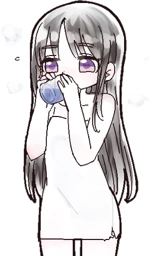 🥛 Стикер «Homura Akemi» для Telegram