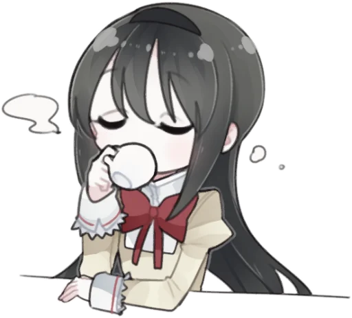 🍵 Стикер «Homura Akemi» для Telegram