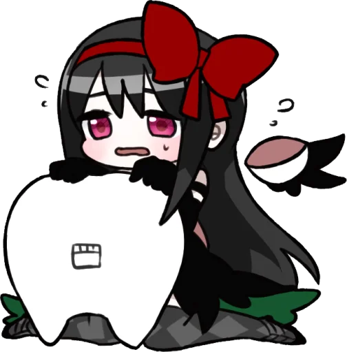 😰 Стикер «Homura Akemi» для Telegram