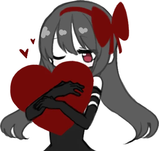 ❤️ Стикер «Homura Akemi» для Telegram