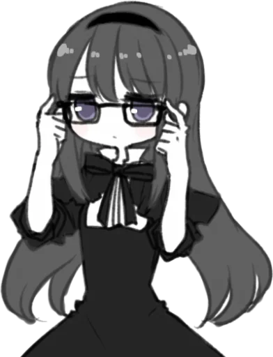 👩‍🔬 Стикер «Homura Akemi» для Telegram